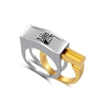 Couple Finger Rings, Tibetan Style, Cross, plated, Unisex & different size for choice, more colors for choice, nickel, lead & cadmium free, 23x9x27mm, US Ring Size:6-13, Sold By Set