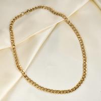 Titan Stål Chain Necklace, plated, pansarkedja & olika stilar för val & för människan, Säljs av Strand