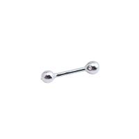 925 Sterling Silver Stud Earrings, Mini & for woman, 7.3x0.5mm, 1.5mm, Sold By PC
