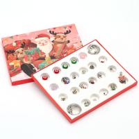 aleación de zinc Conjunto de pulseras DIY, con Cristal, Diseño de Navidad & esmalte & con diamantes de imitación, multicolor, 170x205x15mm, Vendido por UD