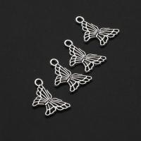 Zinc Alloy Animal Pendants Butterfly original color 18mm Approx Sold By Bag