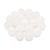 White Chalcedony Beads Round Natural Sold By PC
