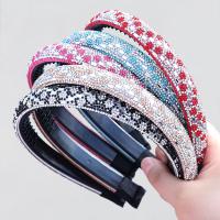 Hair Bands, Resin, with acrylic rhinestone, fashion jewelry & for woman, more colors for choice, Sold By PC
