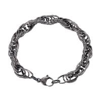 Stainless Steel Jewelry Bracelet fashion jewelry original color 230mm Sold By PC