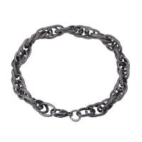Jewelry Cruach dhosmálta Bracelet, jewelry faisin & do fear, dath bunaidh, 225mm, Díolta De réir PC