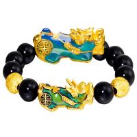 Bracelet Jewelry Agate, le Prás, unisex & cruan giúmar, dathanna measctha, Fad 18 cm, Díolta De réir PC