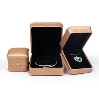 Smycken Gift Box, PU, olika storlek för val, fler färger för val, 5PC/Lot, Säljs av Lot