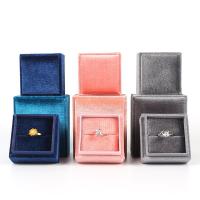 Smycken Gift Box, Velveteen, olika storlek för val, fler färger för val, 5PC/Lot, Säljs av Lot