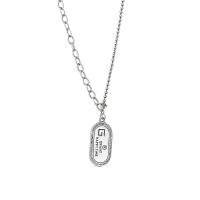 Sterling Silver Κολιέ, 925 ασημένιο ασήμι, με 1.97inch επεκτατικού αλυσίδας, για τη γυναίκα, νικέλιο, μόλυβδο και κάδμιο ελεύθεροι, Μήκος 15.75 inch, Sold Με PC