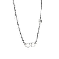 Серебряное ожерелье, 925 пробы, с 1.97inch наполнитель цепи, боком цепи & Женский, не содержит никель, свинец, длина:15.75 дюймовый, продается PC