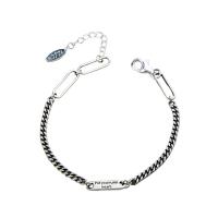 925 Sterling Silver Bangle Bracelet, with 1.18inch extender chain, for woman, nickel, lead & cadmium free, 3mm, Length:6.69 Inch, Sold By PC