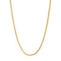 Titanstahl Halskette, plattiert, für Frau, keine, Länge:18.5 ZollInch, verkauft von PC