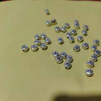 Bijoux de perles en alliage de Zinc , Rond, DIY & avec le motif de lettre, plus de couleurs à choisir, 6x7x4.50mm, Trou:Environ 1.5mm, 1450PC/sac, Vendu par sac