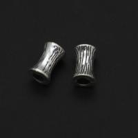 Zinc Alloy Tube Beads DIY original color 13mm Approx Sold By Bag
