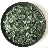 Gemstone Chips, Rutilated Quartz, no hole, green, Sold By Bag