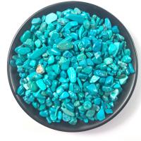 Gemstone Chips, turquoise, dyed & no hole, blue, Sold By KG