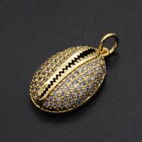 Cubic Zirconia Micro Pave Brass Pendant, Insect, plated, DIY & micro pave cubic zirconia, mixed colors, 12x20mm, Sold By PC