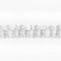 Edelstein Schmuckperlen, Gipsstein, rund, poliert, verschiedene Größen vorhanden, weiß, verkauft per ca. 14.6 ZollInch Strang