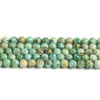Jade Perlen, Phönix Jade, rund, poliert, für Frau, grün, verkauft per ca. 14.6 ZollInch Strang