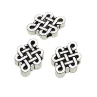 Zinc Alloy Hollow Pendants Chinese Knot DIY original color 22mm Approx Sold By Bag