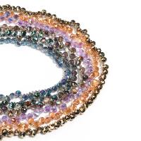 Perles en verre de mode, larme, DIY & facettes, plus de couleurs à choisir, 7.50x10mm, 100PC/brin, Vendu par 70 cm brin