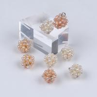 Bal Cluster Gekweekte Pearl Beads, Zoetwater Parel, Natuurlijk & mode sieraden & DIY, meer kleuren voor de keuze, 15-16mm, Verkocht door PC