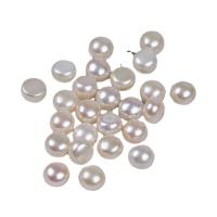 Cultured No Hole Freshwater Pearl Beads, Natural & fashion jewelry & DIY, white, 6-7mm, Hole:Approx 2.5mm, Sold By PC