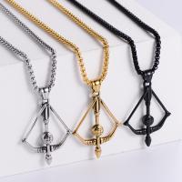 316 Stainless Steel Necklace plated fashion jewelry & for man Length 23.62 Inch Sold By PC