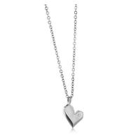 Stainless Steel Jewelry Necklace Heart plated fashion jewelry & micro pave rhinestone nickel lead & cadmium free 450mm Sold By PC