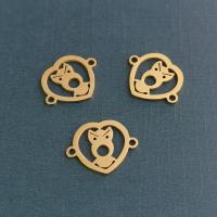 Stainless Steel Connector Owl plated fashion jewelry nickel lead & cadmium free Sold By PC