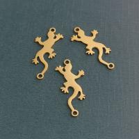 Stainless Steel Connector Gecko plated fashion jewelry nickel lead & cadmium free Sold By PC