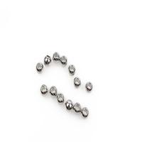 Perlas de acero inoxidable, chapado, Bricolaje, plateado, 8mm, Vendido por UD
