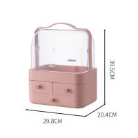 ABS Plastic Cosmetic Storage Box, with PC Plastic, dustproof & transparent & different size for choice, more colors for choice, Sold By PC