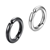 Titanium Steel Earring Clip, Donut, plated, Unisex & different size for choice, more colors for choice, Sold By PC