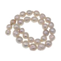 Perles nacres baroques de culture d'eau douce , perle d'eau douce cultivée, DIY, plus de couleurs à choisir, 12-13mm, Vendu par 38 cm brin
