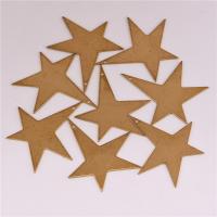 Brass Jewelry Pendants Star golden Sold By Bag
