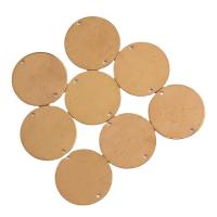 Conector de jóias de bronze, cobre, Roda, dourado, 26x1mm, 100PCs/Bag, vendido por Bag