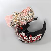 Hair Bands Cloth fashion jewelry & for woman & with glass rhinestone & with rhinestone Approx 4mm Sold By PC