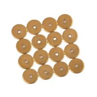 Brass Spacer Beads plated DIY golden 8mm Sold By Bag