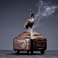 Traditional Ceramic Inserted Burner Incense Seat, Porcelain, plated, for home and office & durable, 118x190mm, Sold By PC