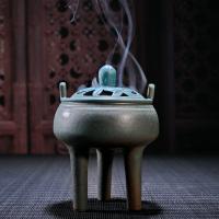 Traditional Ceramic Inserted Burner Incense Seat, Porcelain, plated, for home and office & durable, 105x145mm, Sold By PC