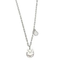 925 Sterling Silver Necklaces, with 1.97inch extender chain, Cat, for woman, nickel, lead & cadmium free, Length:15.75 Inch, Sold By PC
