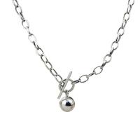 Sterling Silber Halsketten, 925er Sterling Silber, für Frau, frei von Nickel, Blei & Kadmium, Länge:17.72 ZollInch, verkauft von PC
