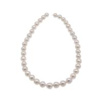 Cultured Baroque Freshwater Pearl Beads, Round, DIY, white, Sold Per Approx 38 cm Strand