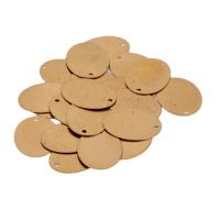 Pingentes Jóias de bronze, cobre, Oval, banhado, dourado, 20x15x0.40mm, 100PCs/Bag, vendido por Bag