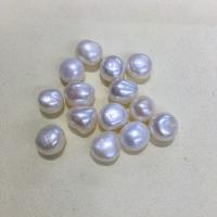 Cultured No Hole Freshwater Pearl Beads, Natural & DIY, white, 7-12mm, Sold By PC