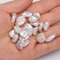 Cultured No Hole Freshwater Pearl Beads, irregular, Natural & DIY, more colors for choice, 11-12mm, Sold By PC