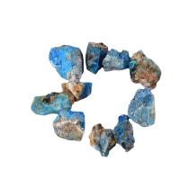 Pedra natural enfeites, Pepitas, tamanho diferente para a escolha, azul, vendido por kg