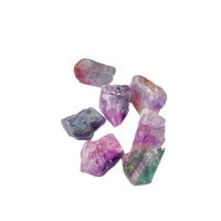Colorful Fluorite Decoration, Nuggets, different size for choice, multi-colored, 10PCs/Lot, Sold By Lot