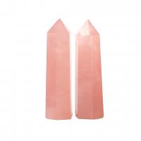 Rose Quartz Σημεία χαλαζία, ροζ, 7-9cm, Sold Με KG
